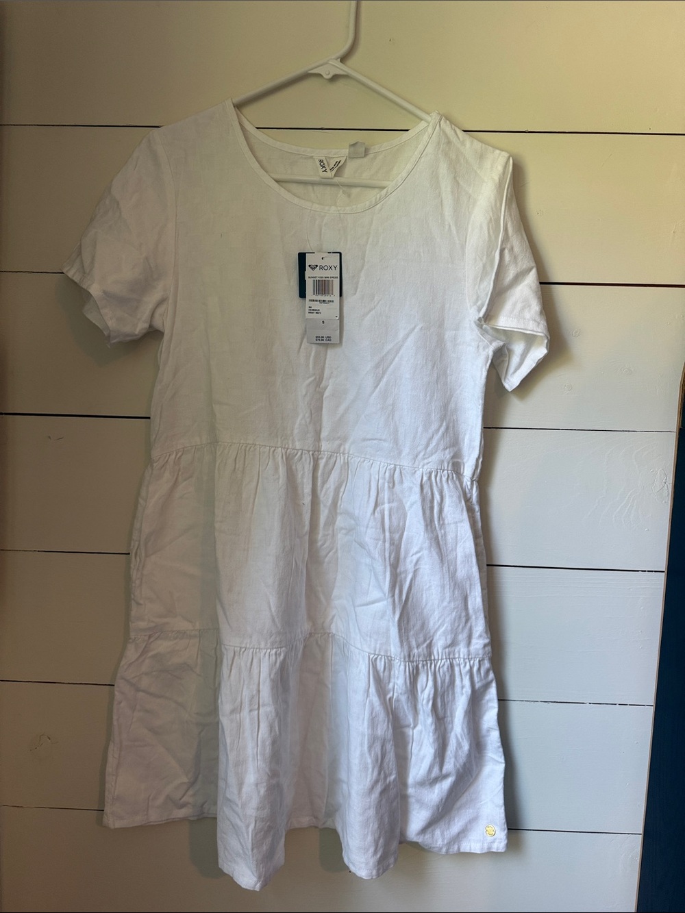 NWT Roxy Sunset Kiss White Mini Dress Size S